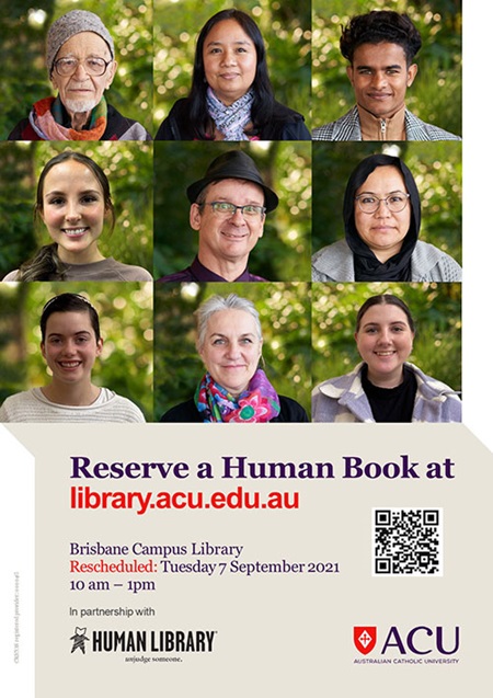 Human Library grid of Human Books