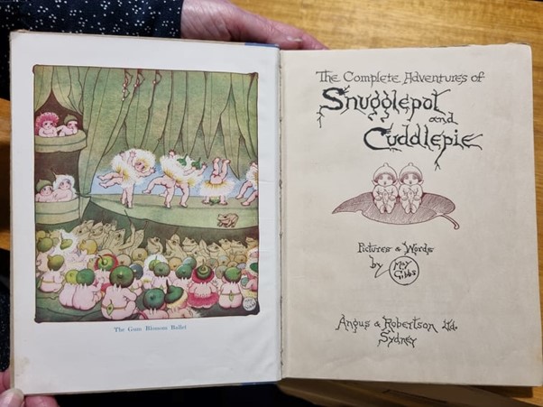  Title page of The Complete Adventures of Snugglepot and Cuddlepie by May Gibbs.